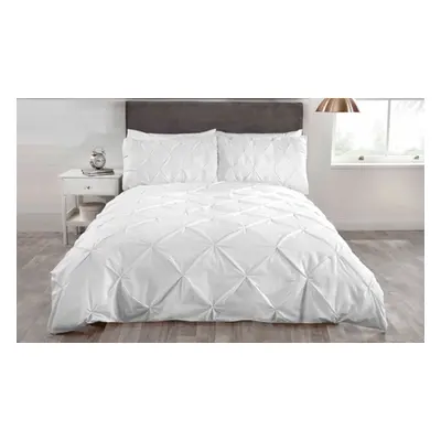 Balmoral Pintuck Duvet Set, Double,Silver