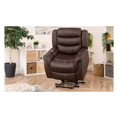 Carmona Lift-Assist Electric Riser Recliner with Massage and Heat, Black