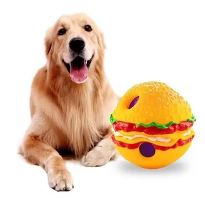 Rolling Sound Ball for Pets,Yellow,8.8cm