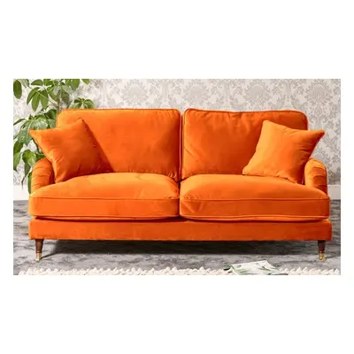 Callaway Velvet Sofa Selection, Three-Seater Sofa,Mole