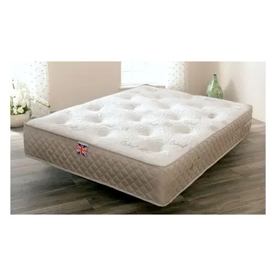 Memory Foam and Wool Pocket Sprung Mattress, King