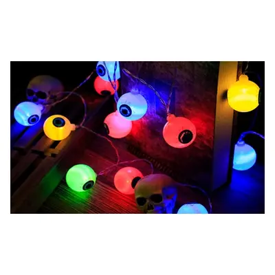 Halloween Ghost Eye String Lights, 10,Warm White