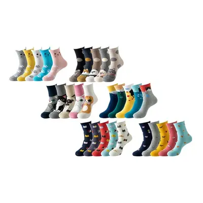 Pack of Five Animal Socks, Style-A