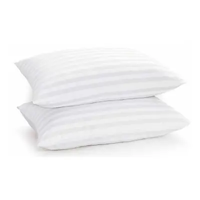 Jumbo Satin Stripe Bounce-Back Pillows, Two