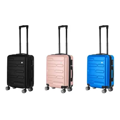 Travel-Friendly Suitcase 34L Capacity, Rose Gold