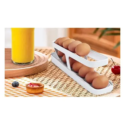 Two-Tier Auto-Rolling Egg Dispenser