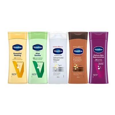 Vaseline Intensive Care Body Lotions, Advanced Repair,Six-Pack