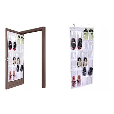 24-Pocket Shoe Organiser Rack Hanger, Two