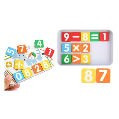 Kids 85-Piece Magnetic Mathematics Educational Toy, Two