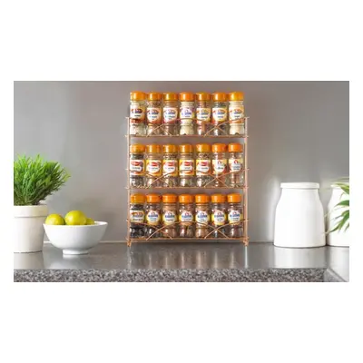 Three-Tier Tabletop Spice Rack, Black