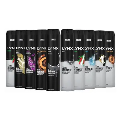 Lynx Deodorant Six-Pack, Africa Body Spray XXL 250ml