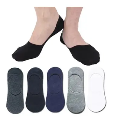 Men'sBreathable Invisible Socks, 5 Pairs