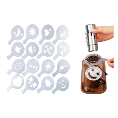 16-Piece Coffee Decoration Set