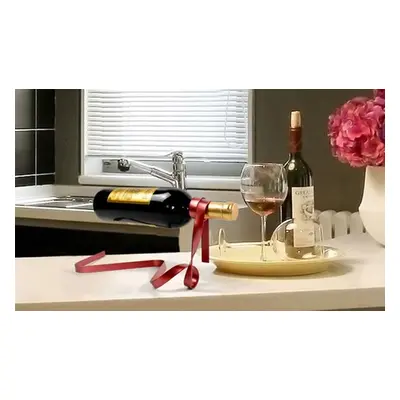 Floating Wine Bottle Holder, Black