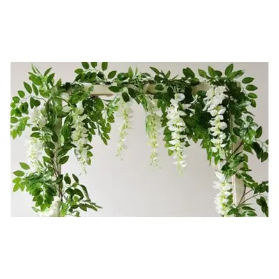 Artificial Wisteria Flowers, White