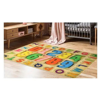 Decorative Non-Slip Rug for Childrens Room, Infant Number 80x150cm