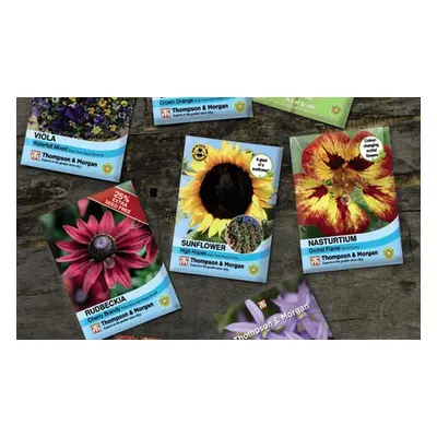 Flower and Vegetable Seed Bundles, 100-Packs