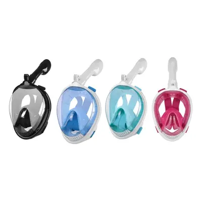 Anti Fog Full Face Snorkel Mask, Blue,L-XL