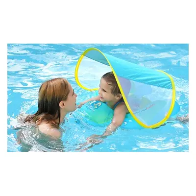 Inflatable Pool Float for Kids with Sun Canopy, S