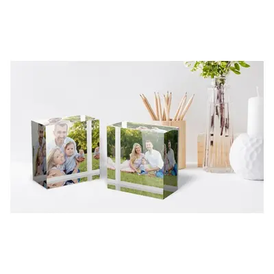 5x5cm eight Personalised Mini Acrylic Photo Block