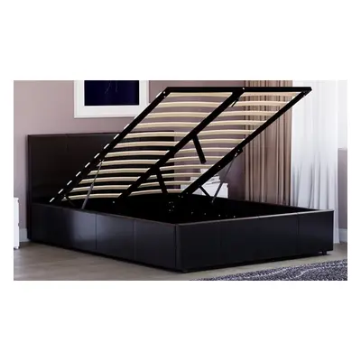 Lisbon Ottoman Bed, Small Double,Black