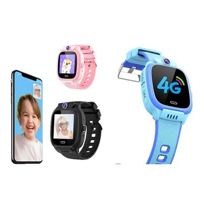 4G Kids GPS Tracker Smart Watch, Blue,One