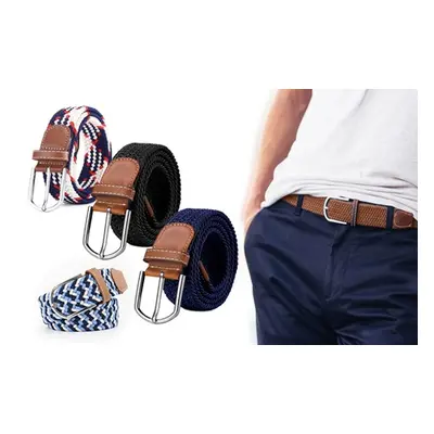 Unisex Braided Belts, Multi Blue ,One