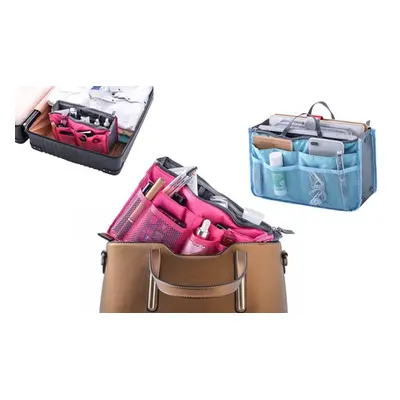 13-Pocket Handbag Organizer,Pink