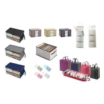 Bedroom Storage Bundle for Clothes Towels Shoes and Accessories, Bundle 1