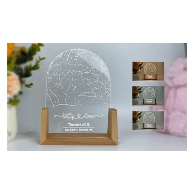 1 Custom Constellation Star Map Night Light