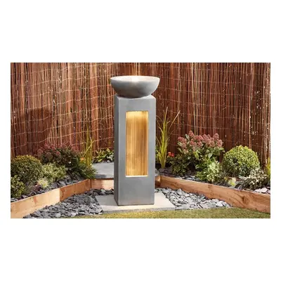 Garden Water Feature with LED Lights