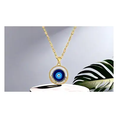 8408Circular Eye Necklace