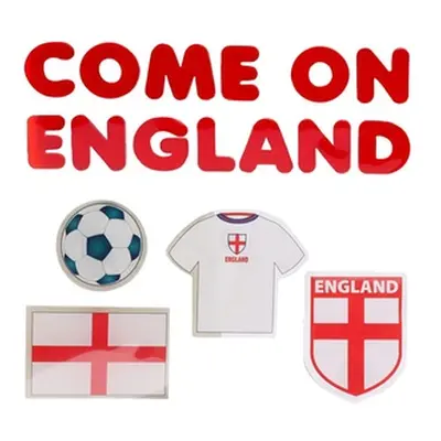 England Euro 2024 Team Gel Window Stickers, Come on England