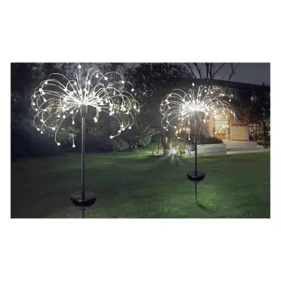 Water-Resistant Solar Firework LED Lights, 200LED White,One