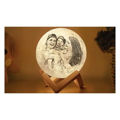 Personalized Moon Lamps with Photo and Text