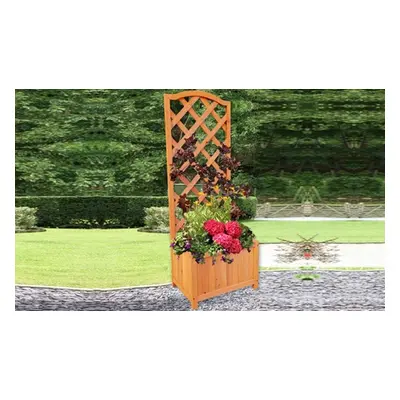 Lattice Wooden Garden Planter