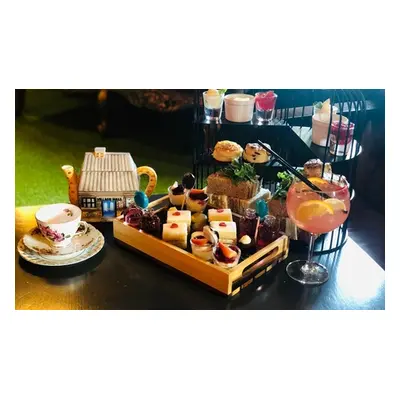 For four, Mad Hatter afternoon tea