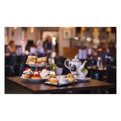 Sparkling afternoon tea with leisure access for two people