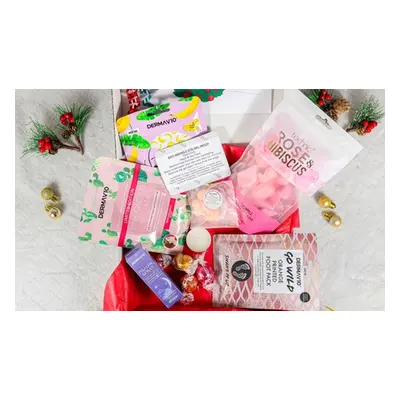 bath bombs and bath hamper