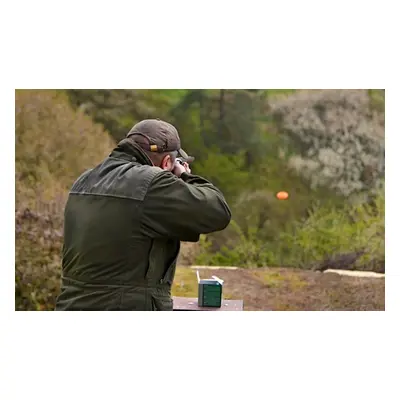 For four, laser clay shooting experience