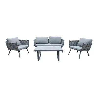 Modern-Style Four-Piece Rattan-Effect Furniture Set