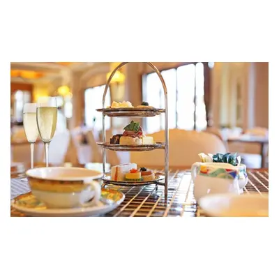 For two, afternoon tea with a glass of bubbly each valid 7 days a week