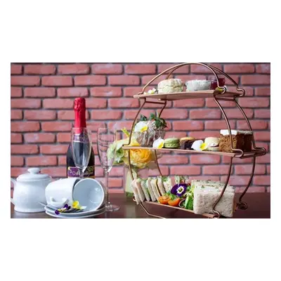 For four, afternoon tea with a glass of fizz flavoured lemonade or fruit juice