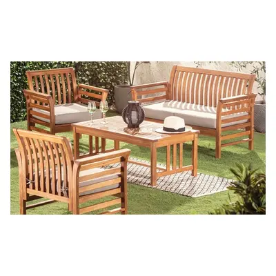 Acacia Four-Piece Garden Sofa Set