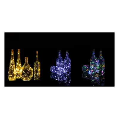 Decorative Bottle Fairy String Lights, Multicoloured,Three