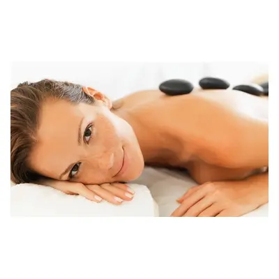 Hot stone back neck and shoulder massage with facial