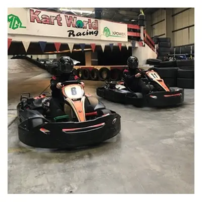 Four people, 30 minutes of karting