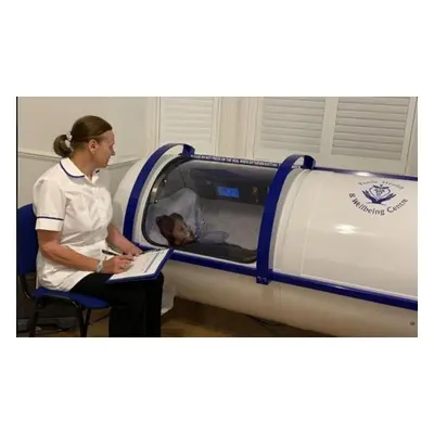 One-hour hyperbaric oxygen therapy with initial consultation; new customers only must be 18 or o