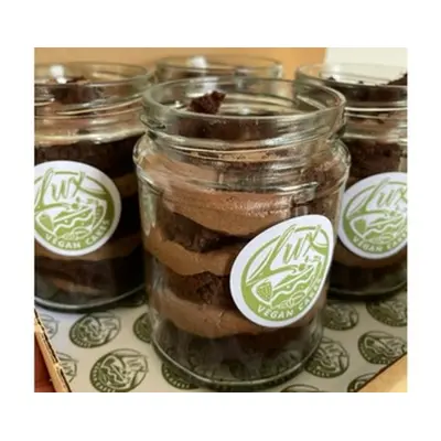 For Three, Medium Size Vegan Cake Jars