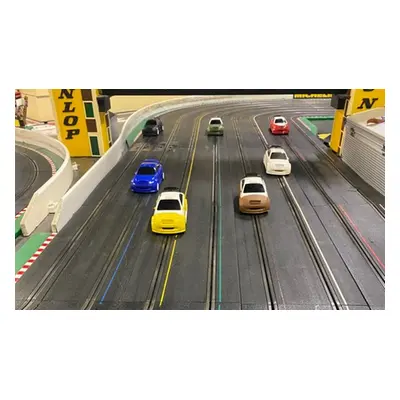 For three, one-hour Scalextric session